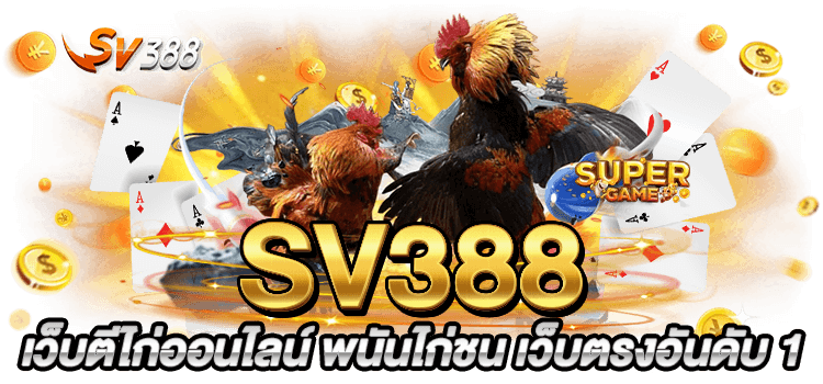SV388 เว็บตีไก่ออนไลน์ พนันไก่ชน เว็บตรงอันดับ 1